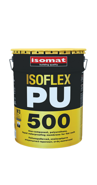 ISOFLEX-PU 500 Однокомпонентная, полиуретановая, жидкая гидроизоляционная мембрана для плоских кровель. фото №1