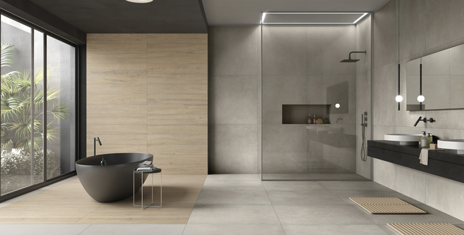 Porcelain stoneware Next Grey naturale 8 mm 1200x600 фото №6