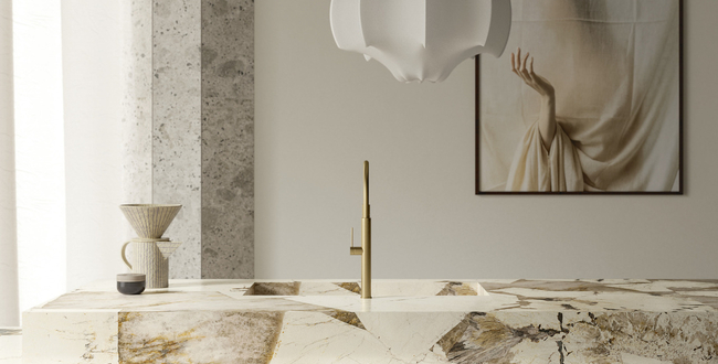 Porcelain stoneware Ariostea Patagonia Prelucidato BLOCK A 6 mm 3000x1500 фото №3