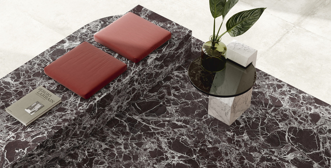 Керамогранит Rosso Imperiale Prelucidato 6 mm 1500x750 фото №5