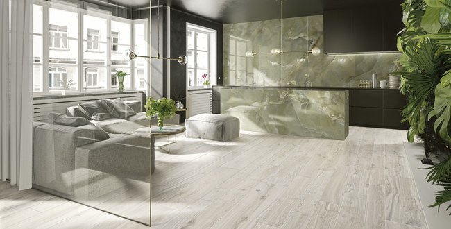 Керамогранит Rovere Gessoe anticato 8 mm 1200*300 фото №6