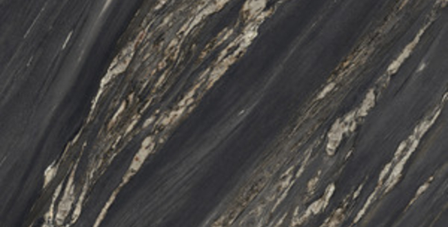 Керамограніт Ariostea Tropical Black Levigato Silk 6 mm 1500x750 фото №3