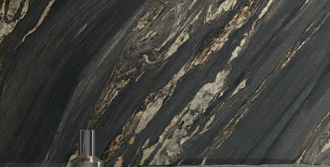 Керамограніт Ariostea Tropical Black Levigato Silk 6 mm 1500x750 фото №5