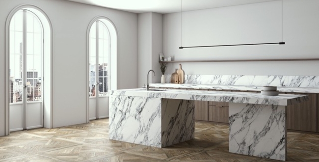 Porcelain stoneware worktop Arabescato White 320х160х12(+) фото №4