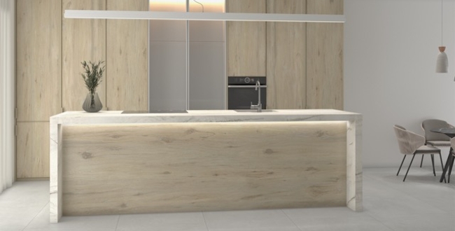 Porcelain stoneware worktop Boreal Sand 320х160x12(+) фото №3