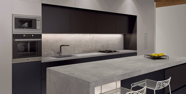 Porcelain stoneware worktop Ascale Cosmopolita Gray 320х160x20(+) фото №4