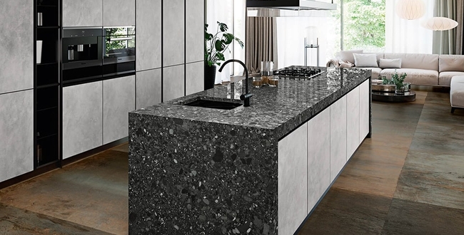 Porcelain stoneware worktop Ascale Cosmopolita Gray 320х160x20(+) фото №5