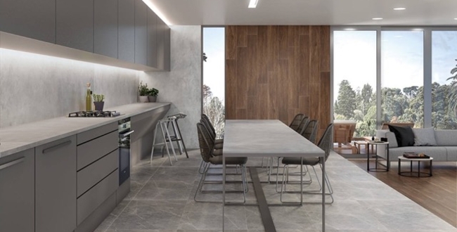 Porcelain stoneware worktop Cosmopolita Silver 320х160x20(+) фото №6