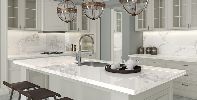 Porcelain stoneware worktop Torano Statuario 320х160х6(+) фото №9