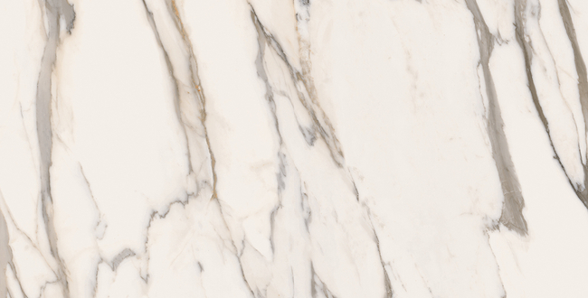 Porcelain stoneware FONDOVALLE Infinito 2.0 Calacatta Gold 1200x2780x6,5 Glossy фото №3