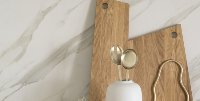 Countertope from ceramic Neolith Calacatta Gold Polished 12 mm 1600x3200 фото №11