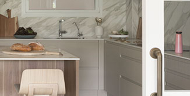 Countertope from ceramic Neolith Calacatta Gold Polished 12 mm 1600x3200 фото №3