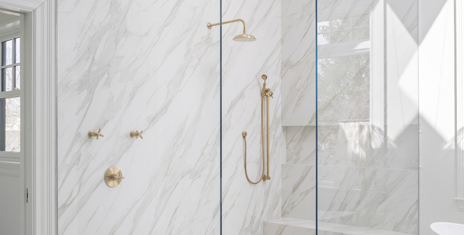 Countertope from ceramic Neolith Calacatta Gold Polished 12 mm 1600x3200 фото №8