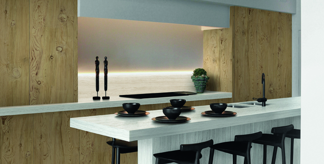 Countertope from ceramic Neolith Calista UltraSoft 6 mm 1500x3200 фото №4