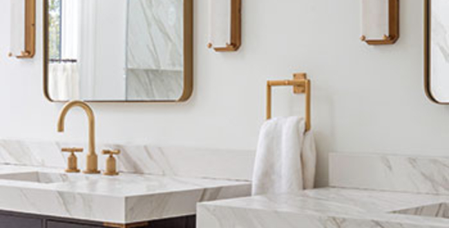 Porcelain stoneware Neolith Calacatta Gold Silk 6 mm 1500x3200 фото №4