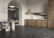 Porcelain stoneware Nero Ombrato Soft 6 mm 1500x1000 photo #6