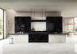 Porcelain countertope Dark Marquina Silky 320x160х12 photo #3