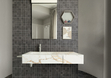 Porcelain stoneware Tagina NAMUR FONCÉ Esagono Astrid 25x22x10 photo #4
