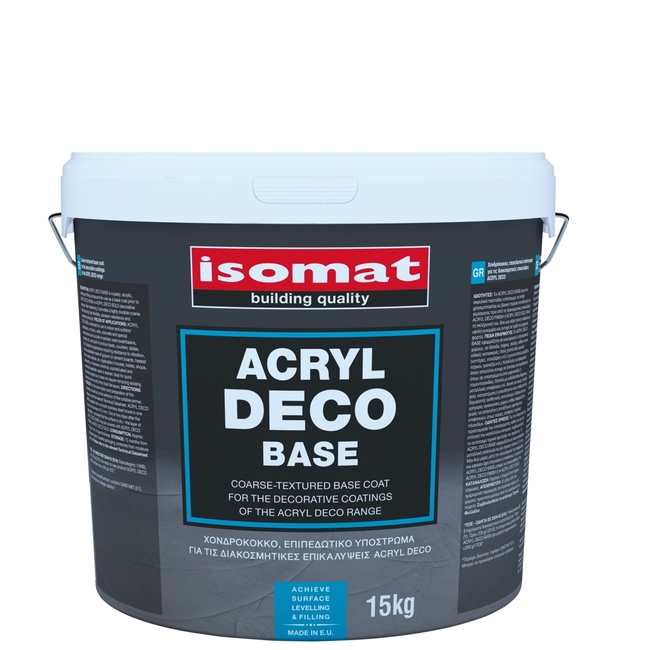 ACRYL-DECO BASE
Coarse, ready-mixed, acrylic base coat for the ACRYL-DECO decorative coatings. фото №1