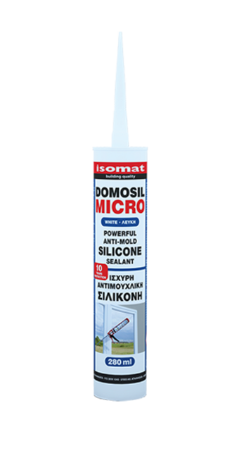 DOMOSIL-MICRO Потужний силіконовий герметик проти цвілі з спеціально розробленою технологією антибактеріального захисту. фото №1