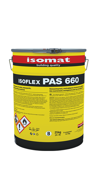 ISOFLEX-PAS 660 UV-stable, 2-component, cold-applied polyurea waterproofing membrane. фото №1