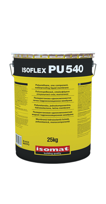 ISOFLEX-PU 540 Однокомпонентна, поліуретанова рідка мембрана для гідроізоляції під плитку. фото №1
