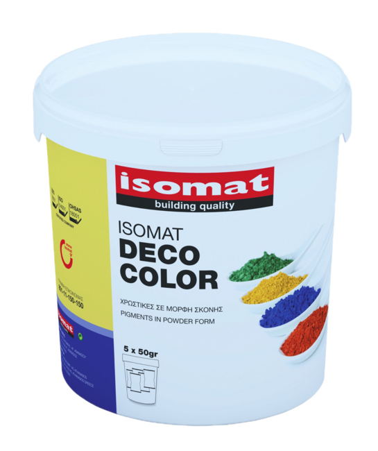ISOMAT DECO-COLOR
Высококачественные неорганические порошковые пигменты для окрашивания строительных растворов и бетона. фото №1