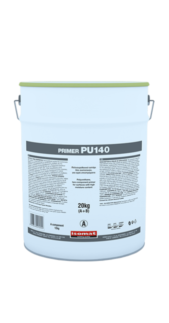 PRIMER-PU 140 2-компонентна поліуретанова ґрунтовка без розчинників для поверхонь з високим вмістом вологи. фото №1