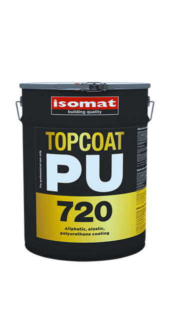 TOPCOAT-PU 720 Цветное, эластичное, УФ-стойкое, однокомпонентное полиуретановое защитное покрытие. фото №1