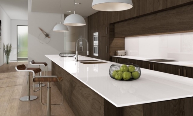 Porcelain stoneware worktop Infinity White фото №3