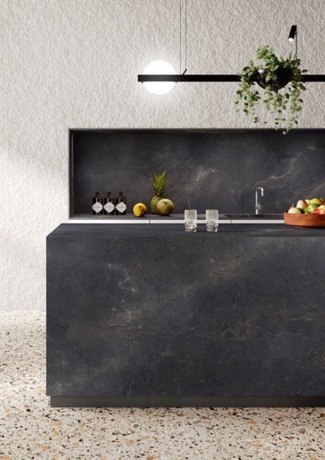 Porcelain countertope Black Diamond фото №4