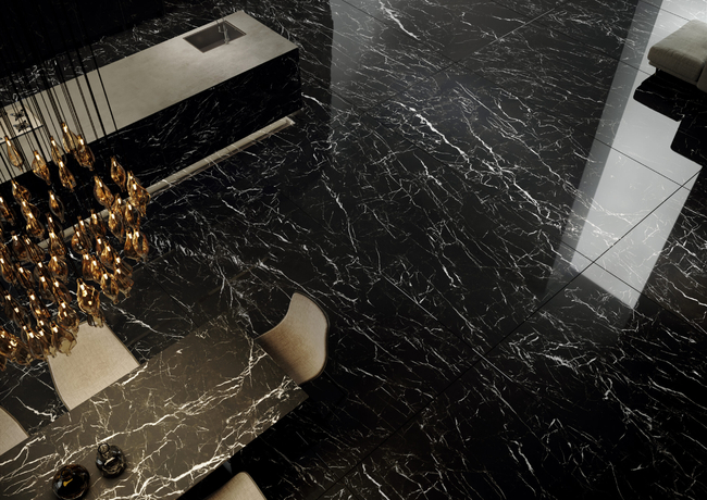 Porcelain stoneware Tagina MARQUINA NERO фото №3